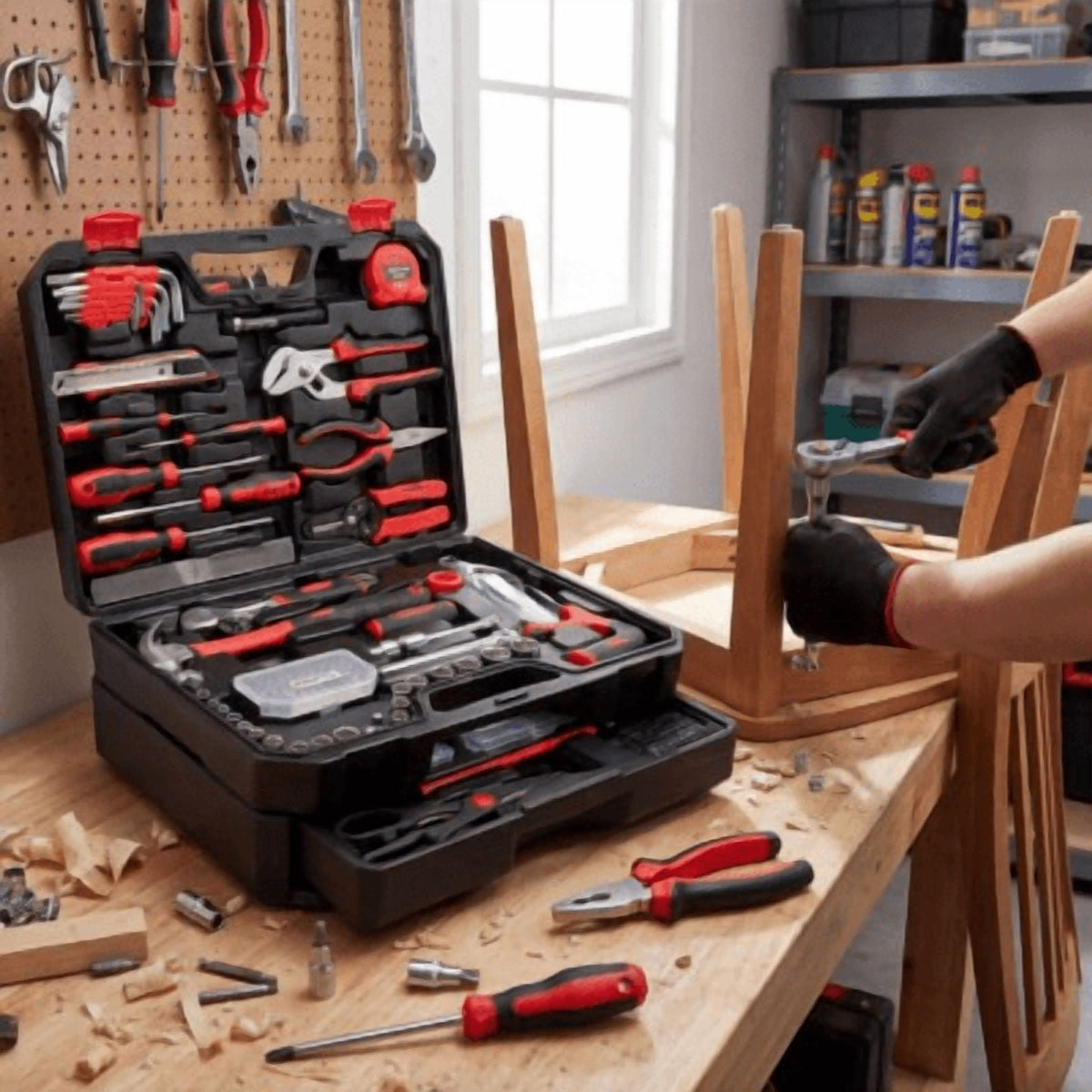 EDX 330-Piece Household Tool Set, Universal Home and Auto Repair Tool - My Store 2