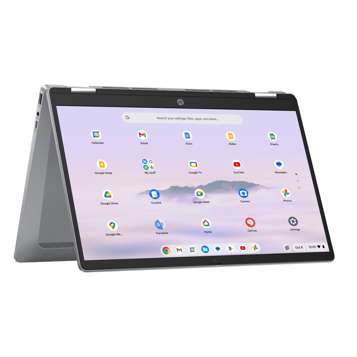 HP 14 inch x360 FHD Touch Chromebook Plus Laptop with Google AI Intel