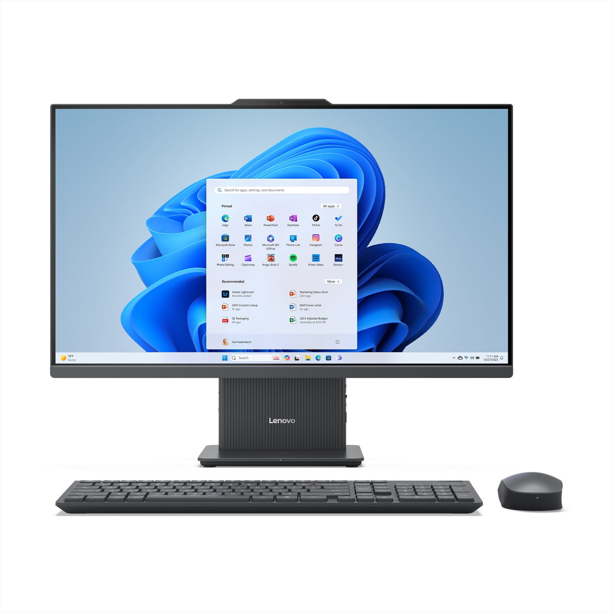 Lenovo IdeaCentre 27" FHD Non-Touch All-In-One Windows Desktop Core i5