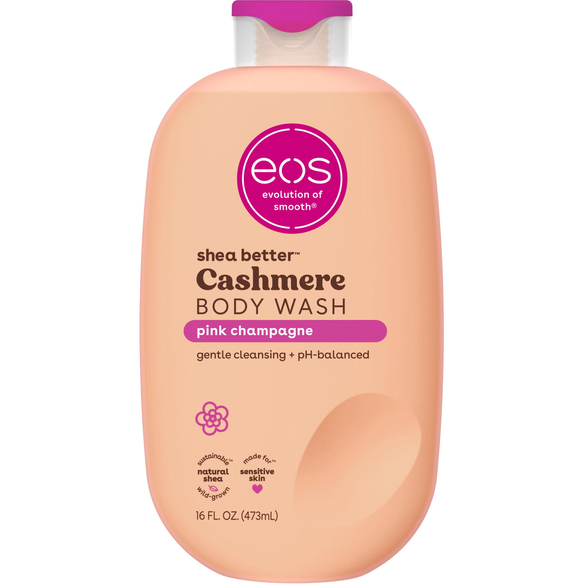 eos Shea Better Cashmere Body Wash, Pink Champagne, Creamy Gel Formula - My Store 2