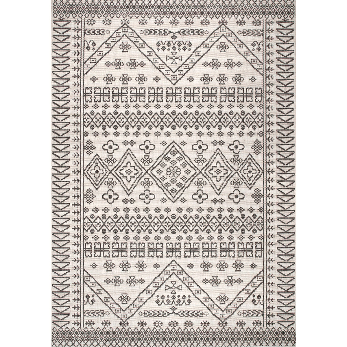 nuLOOM Kandace Tribal Indoor/Outdoor Runner Rug, 2' x 10', Blue