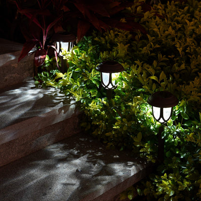 10 Pack Solar Lights Outdoor Decorative, Solar Pathway Lights Outdoor,