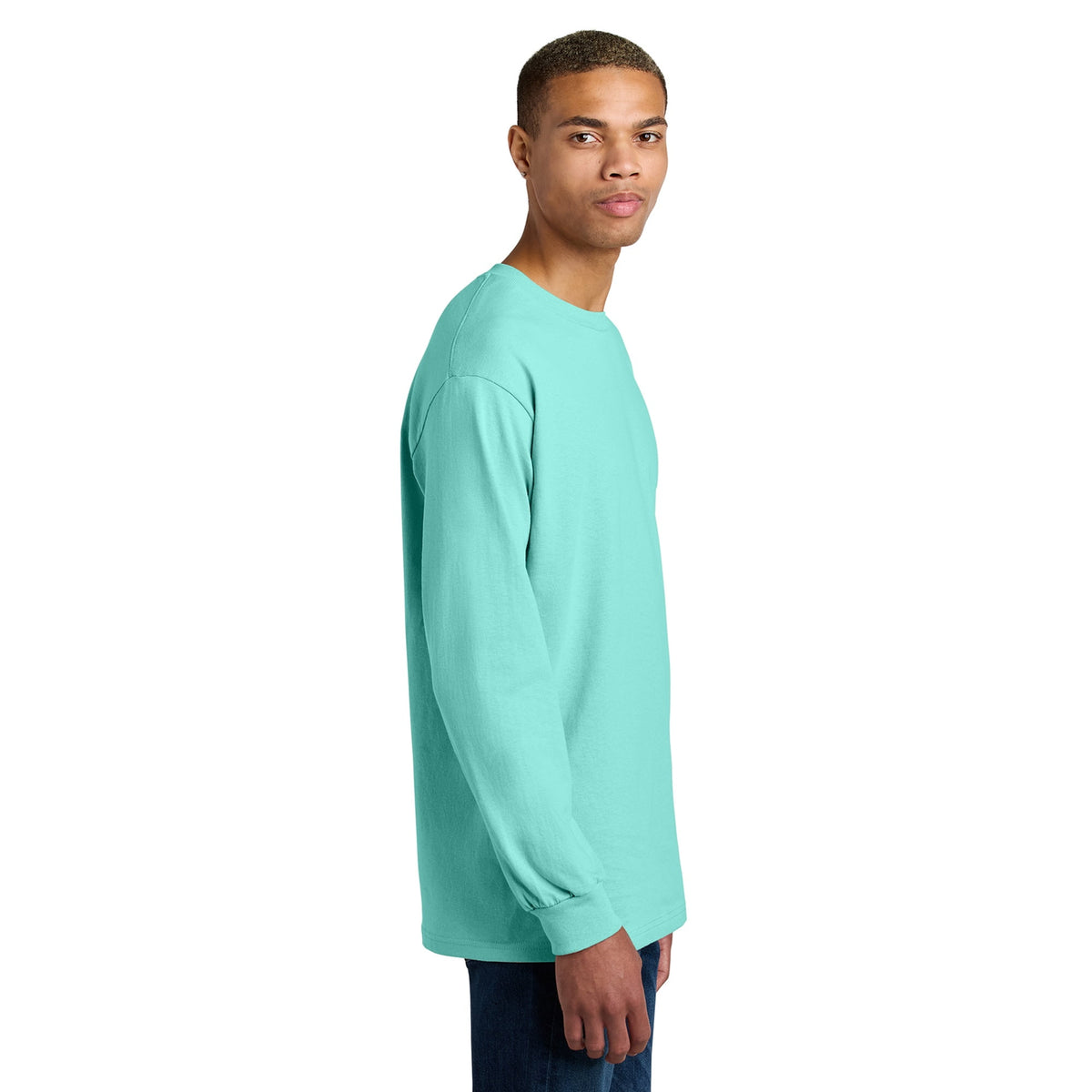 American Apparel Men's Heavyweight Cotton Long Sleeve T-Shirt, Durable
