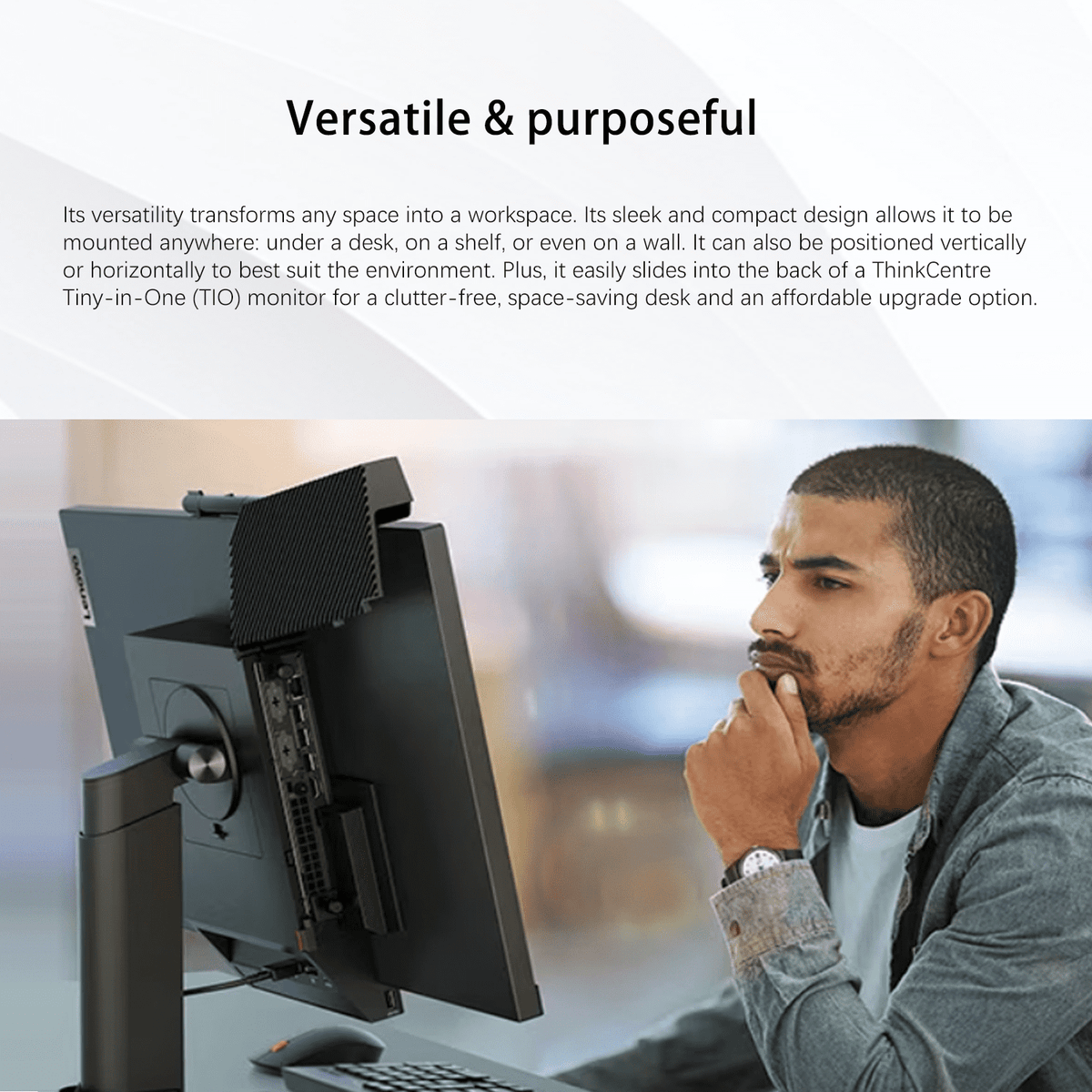 Lenovo ThinkCentre M90q Business Desktop, Intel Core i5-13500, 16GB DD