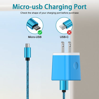 Fast Charger USB Wall Charger with USB-A to Micro Cable 6FT Fast Charg - My Store 2