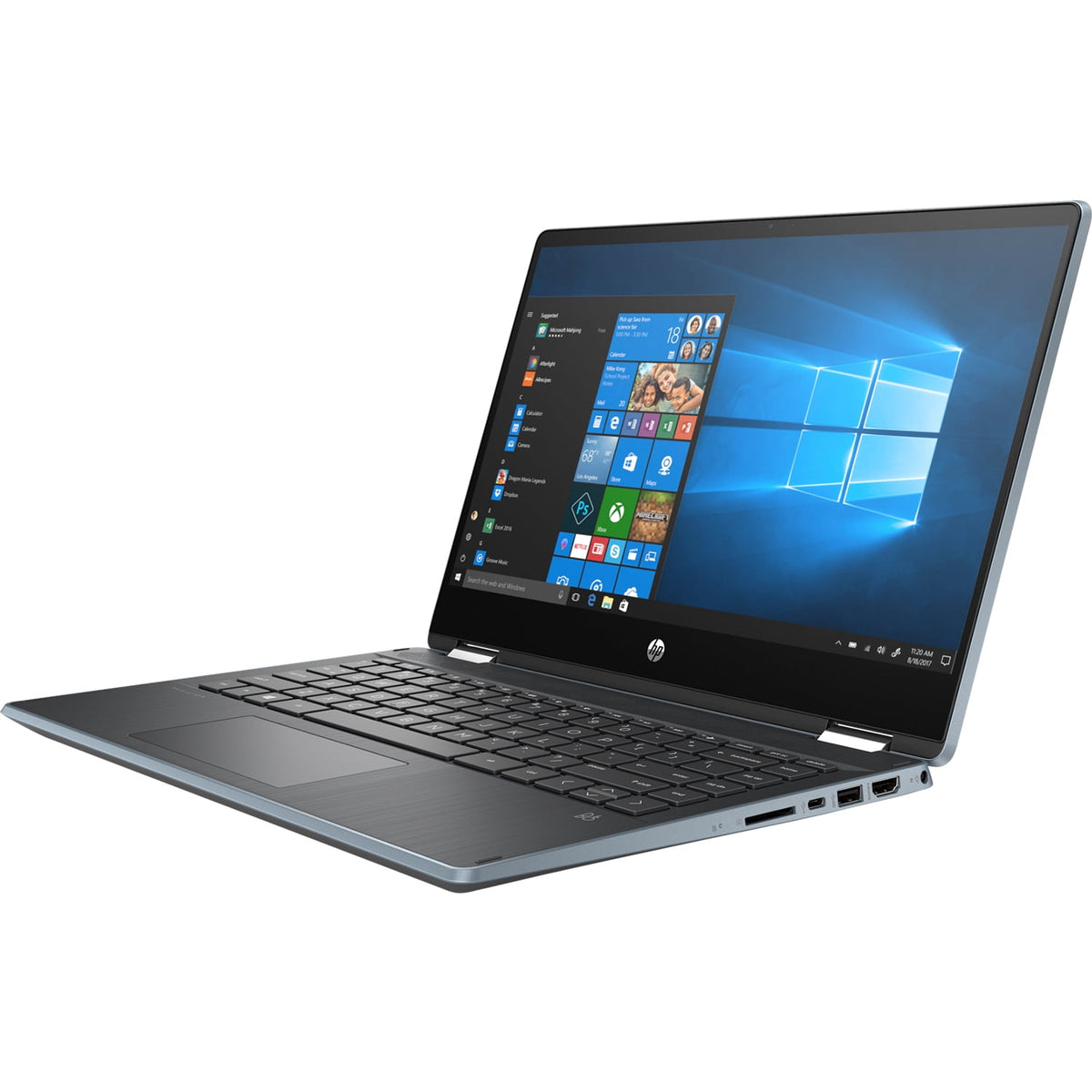 2020 HP Pavilion x360 2 in 1 Touchscreen Laptop, 14" IPS Full HD PC, 1