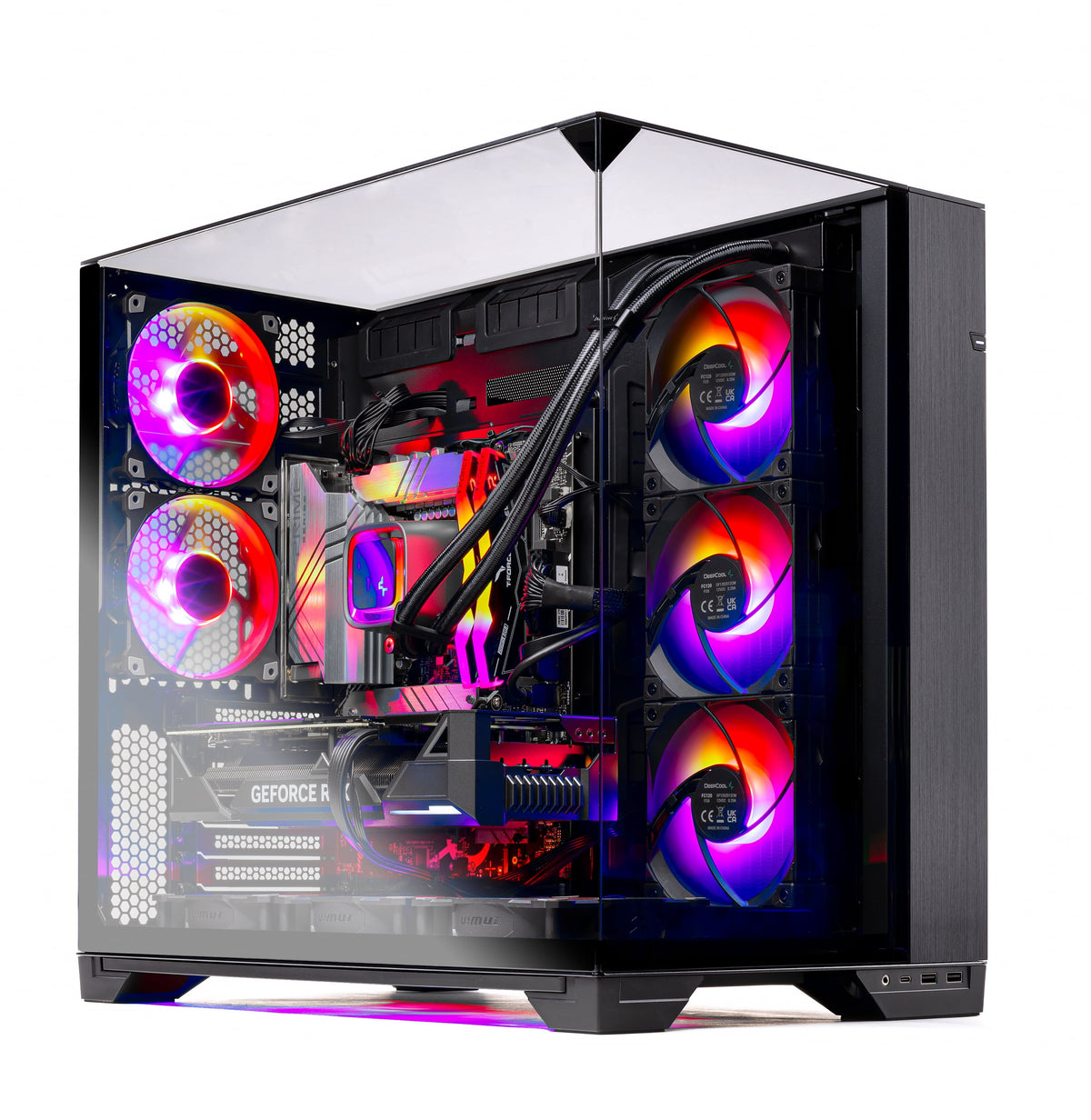 Skytech Gaming O11 Vision Gaming PC, AMD Ryzen 7 7700X 4.5GHz, AMD RX