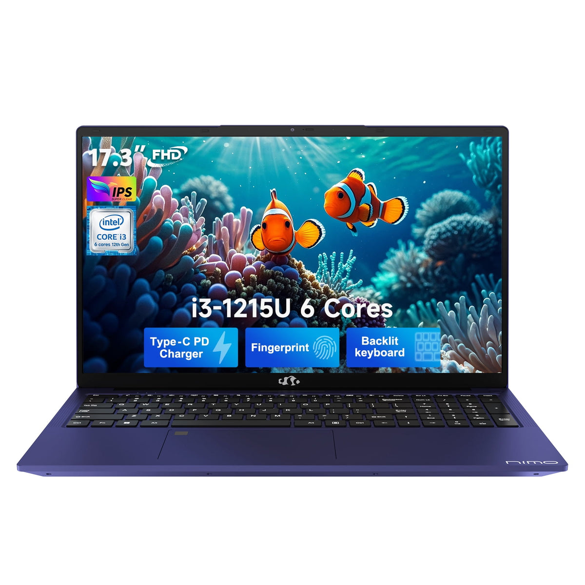 15.6"Laptop-Computer 16GB RAM 1TB SSD Intel Pentium 6 Cores i3-1215U 2