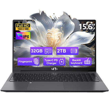 15.6"Laptop-Computer 16GB RAM 1TB SSD Intel Pentium 6 Cores i3-1215U 2
