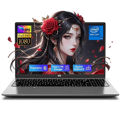 17.3" IPS FHD Laptop - 16GB RAM 256GB SSD Intel Pentium N100 (Beat i3-
