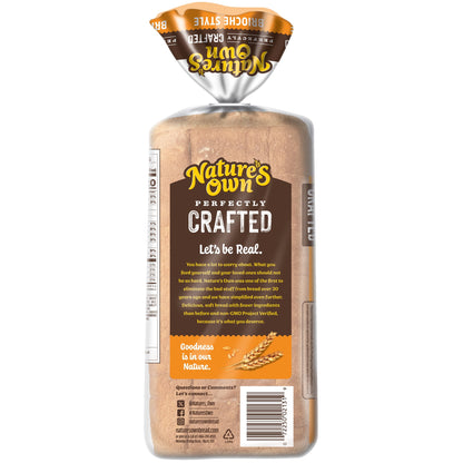 Nature's Own Perfectly Crafted Brioche Style Bread Loaf, Thick Sliced