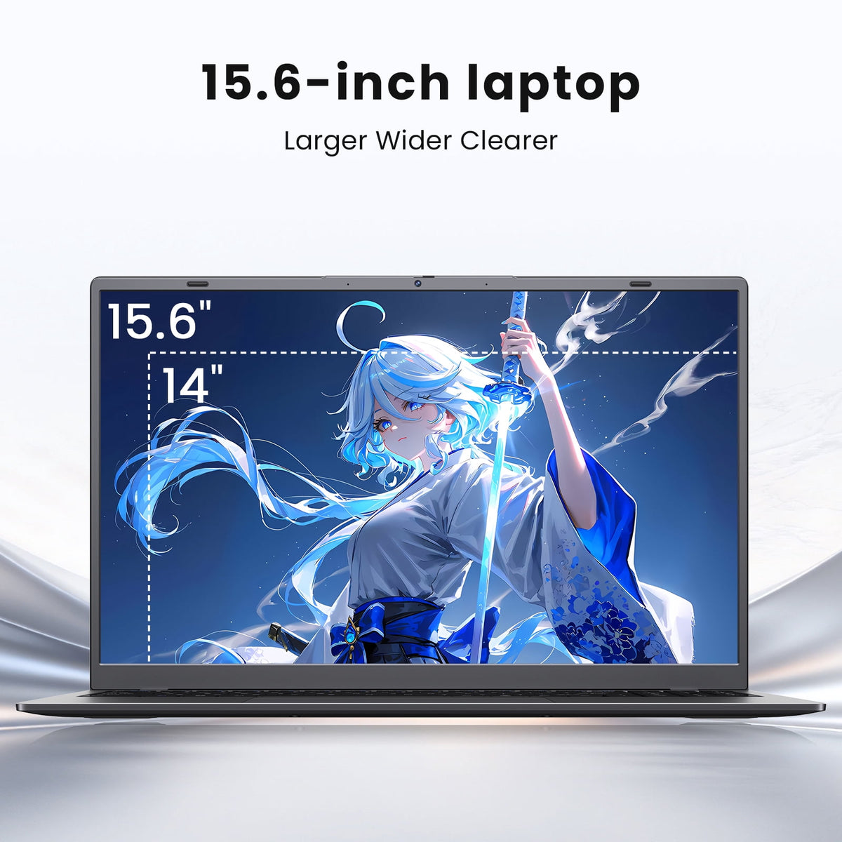 RNRUO 15.6" Laptop Computer, 8GB RAM 128GB SSD, Intel 6500Y with 2 Cor