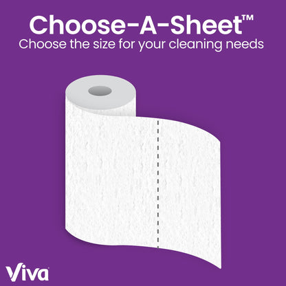 Viva Signature Cloth Paper Towels, 8 Triple Rolls