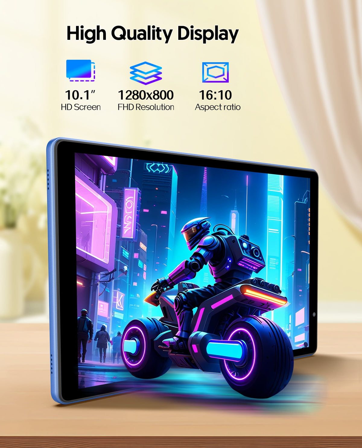 FITIFUN Android 14 Tablet 10 inch Tablets, 4GB RAM 32GB ROM 1TB Expand - My Store 2