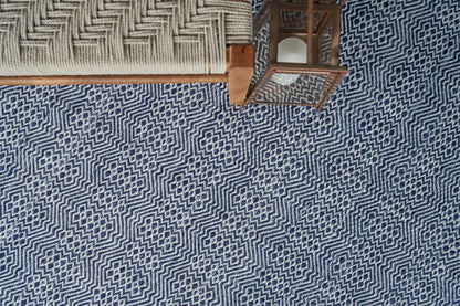 Exquisite Rugs Echo Indoor/Outdoor Handmade Flatweave P.E.T. Yarn Ivor