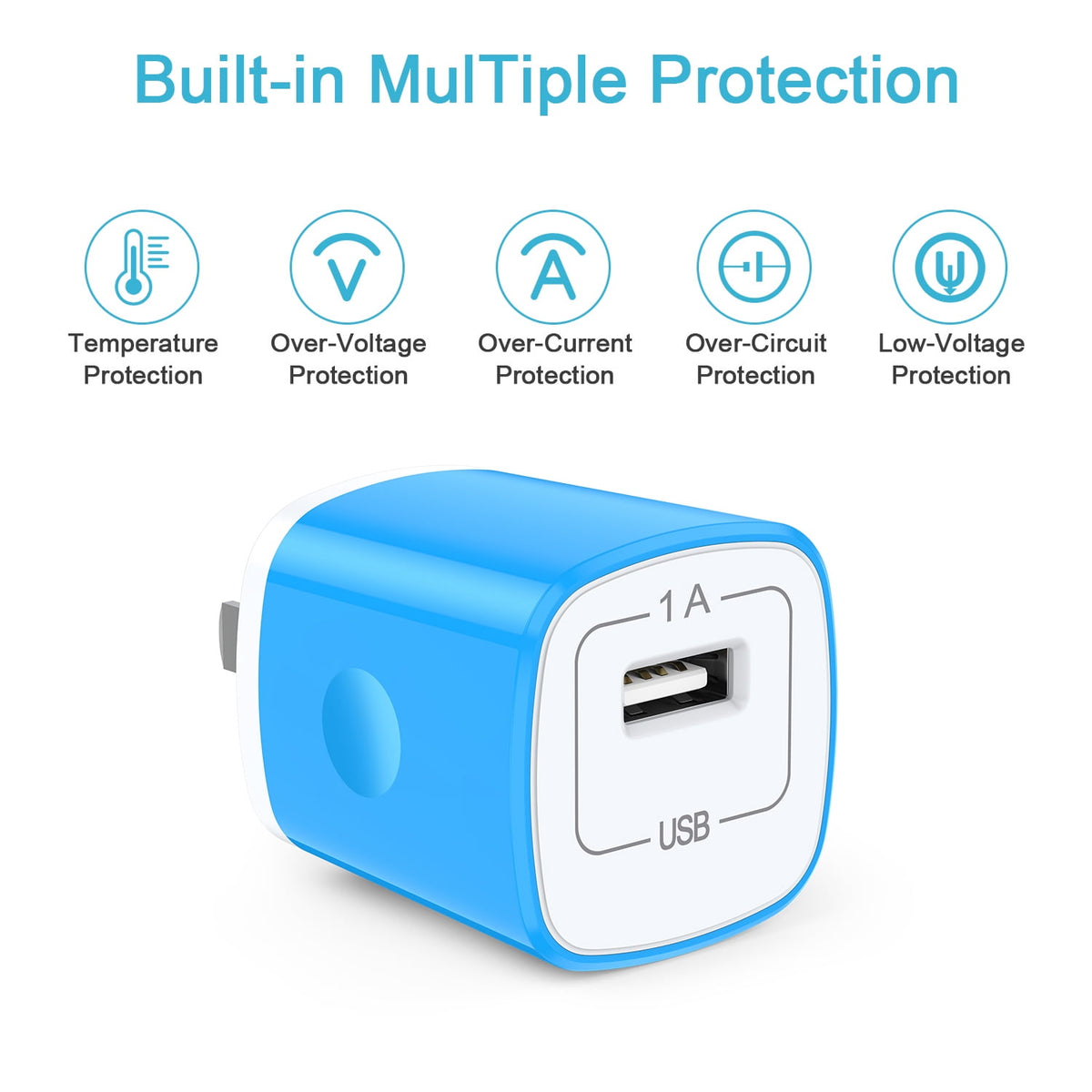Fast Charger USB Wall Charger with USB-A to Micro Cable 6FT Fast Charg - My Store 2