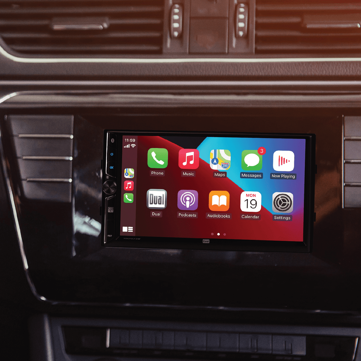 Dual Electronics 7" Touchscreen Car Stereo Receiver with Wireless Appl - My Store 2