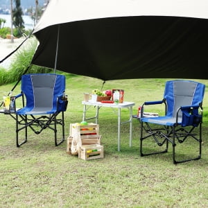 Danolapsi Oversized Folding Director Camping Chair,Heavy Duty Portable - My Store 2