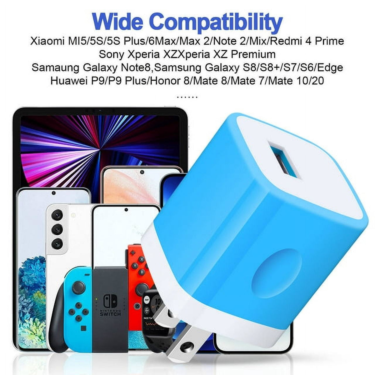Charging Block,Type C Charger Block Fast Charging HopePow 3PCS 1A/5V U - My Store 2