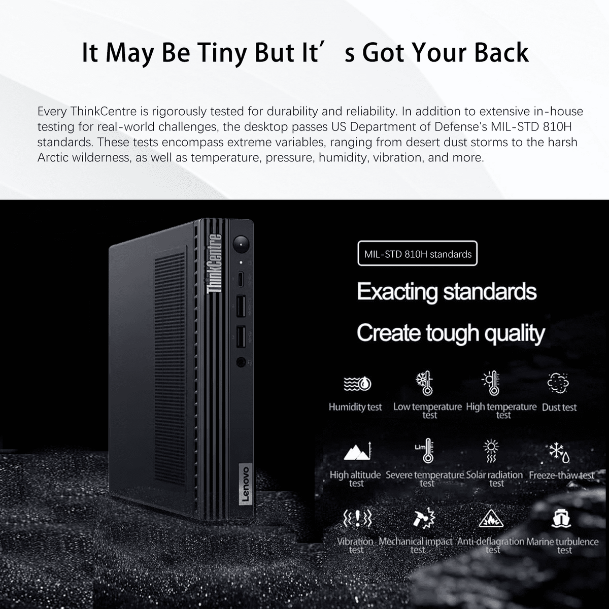 Lenovo ThinkCentre M90q Business Desktop, Intel Core i5-13500, 16GB DD