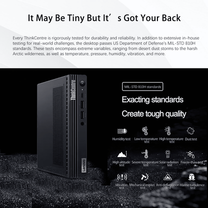 Lenovo ThinkCentre M90q Business Desktop, Intel Core i5-13500, 16GB DD