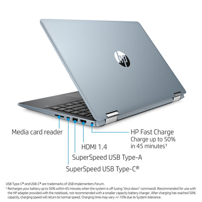 2020 HP Pavilion x360 2 in 1 Touchscreen Laptop, 14" IPS Full HD PC, 1