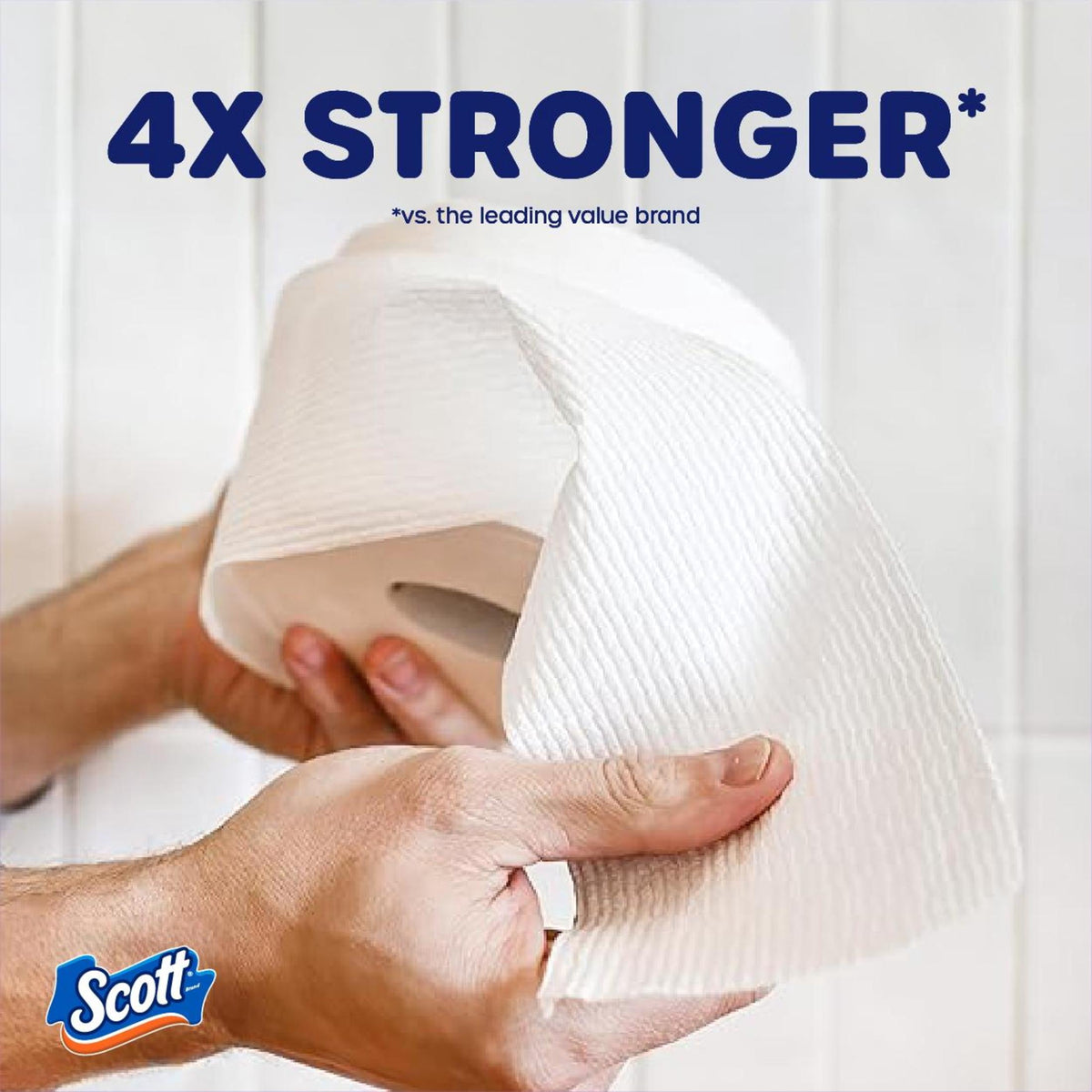 Scott ComfortPlus Toilet Paper with Soft Lavender Scented Tube, 12 Meg