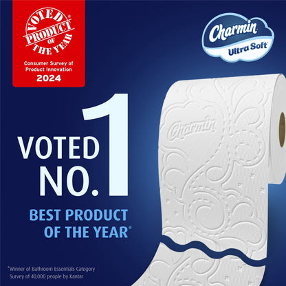 Charmin Ultra Soft Toilet Paper 24 Mega Rolls, 224 Sheets Per Roll