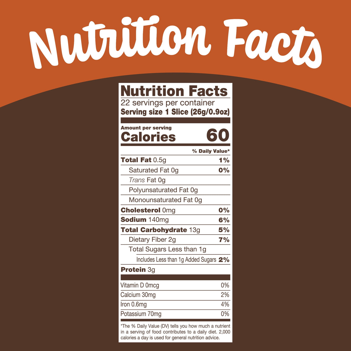 Nature's Own 100% Whole Wheat Bread, Sliced Non-GMO Whole Wheat Sandwi