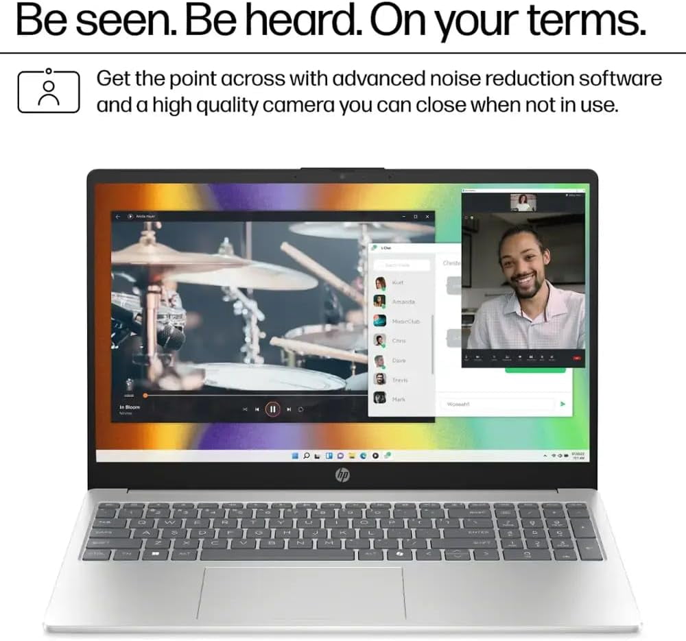 HP 15 Touchscreen Laptop, Intel Core i3-1315U Processor, 8GB RAM, 512G