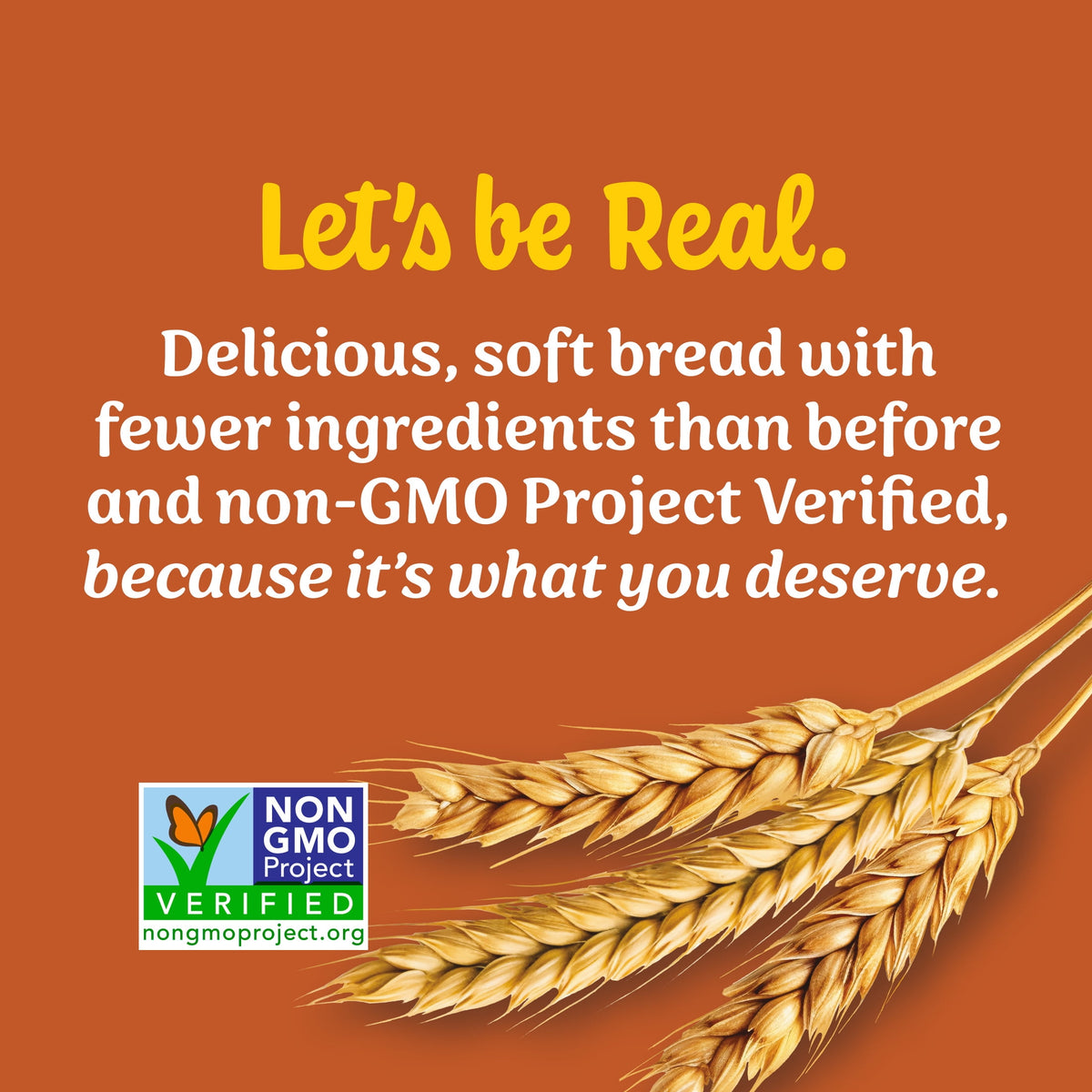 Nature's Own 100% Whole Wheat Bread, Sliced Non-GMO Whole Wheat Sandwi