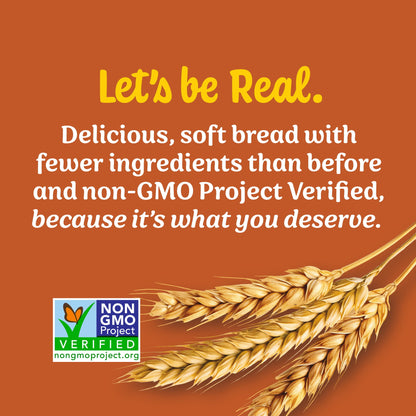 Nature's Own 100% Whole Wheat Bread, Sliced Non-GMO Whole Wheat Sandwi