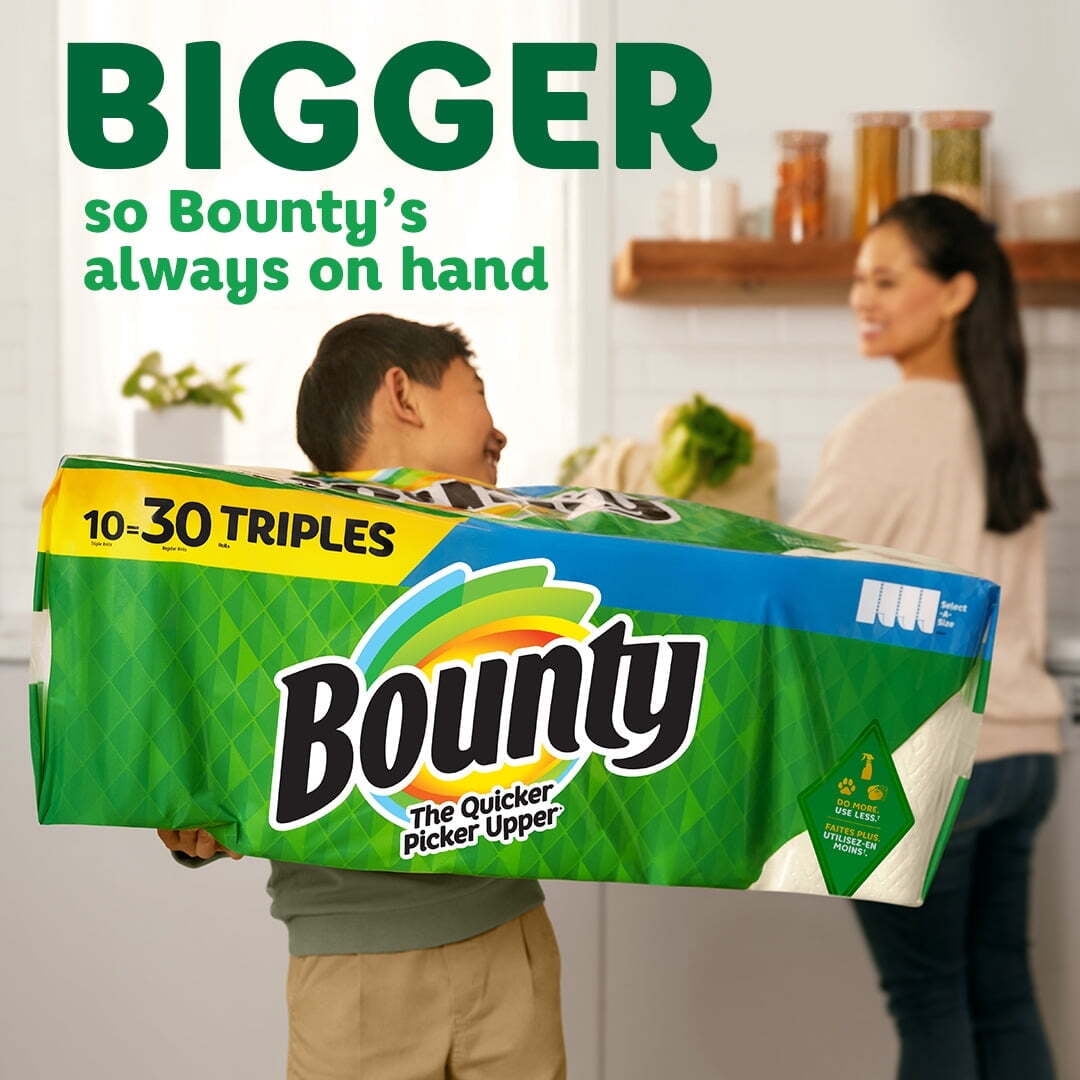 Bounty Paper Towels Select-a-Size, 10 Triple Rolls