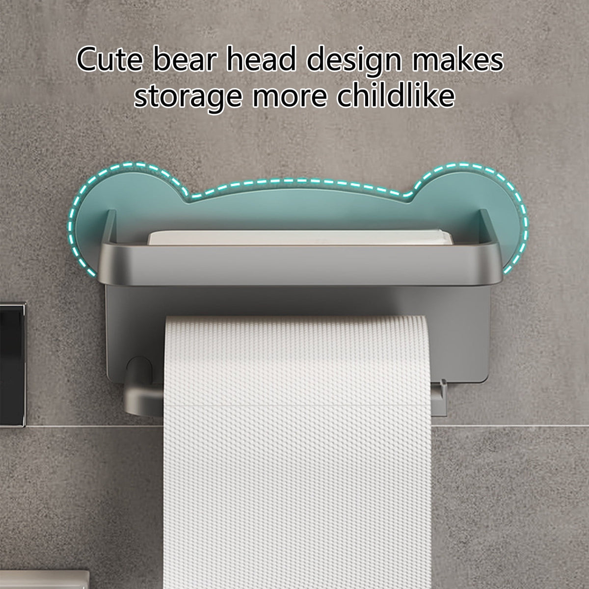 Wrjufa Toilet Paper Freestanding Rustproof Toilet Paper With Accessori