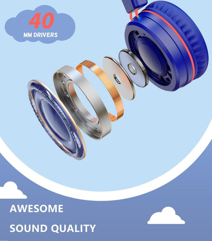 Upgrade USB Type C Kids Headphone for School, 94dB Safe Volume Limited - My Store 2
