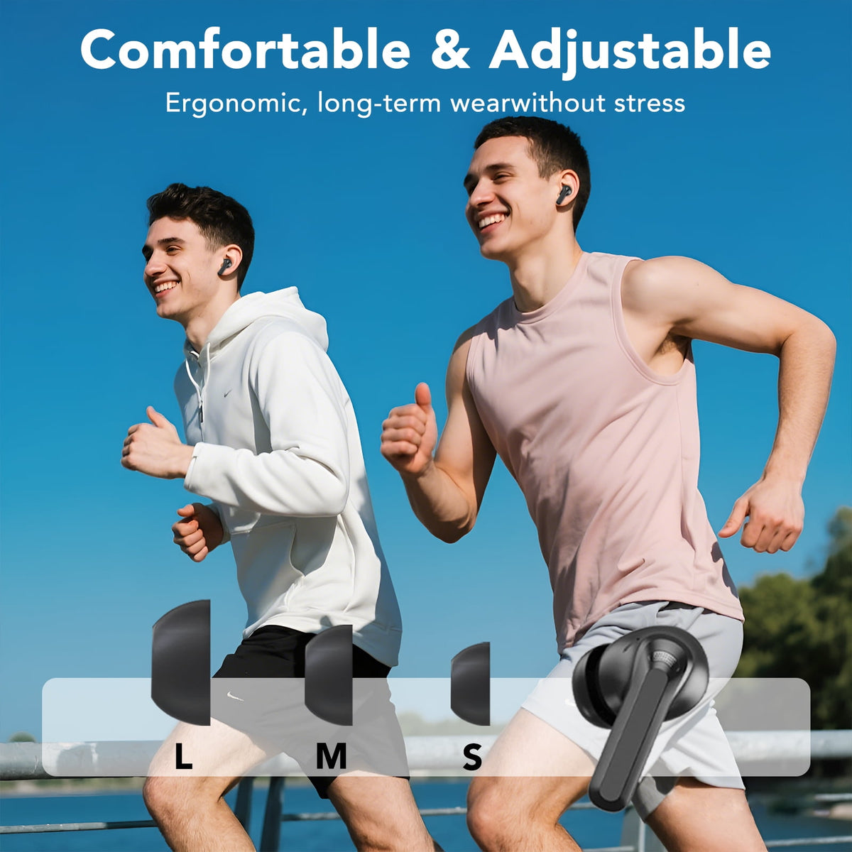 Touch Screen Wireless Earbuds Bluetooth Headphones with 50H Playtime, My Store 2