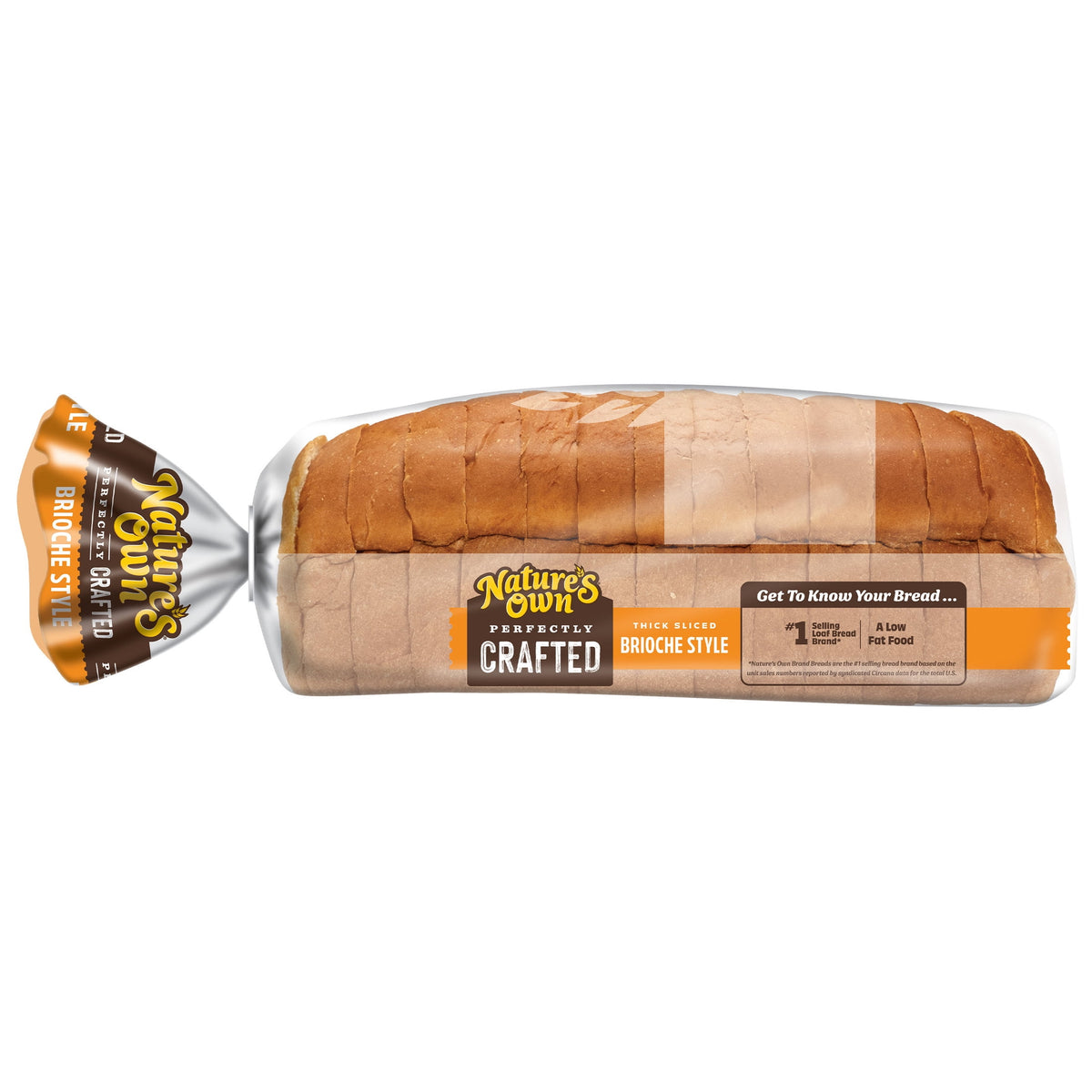 Nature's Own Perfectly Crafted Brioche Style Bread Loaf, Thick Sliced