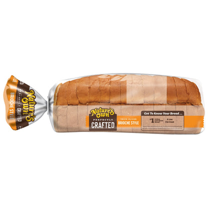 Nature's Own Perfectly Crafted Brioche Style Bread Loaf, Thick Sliced