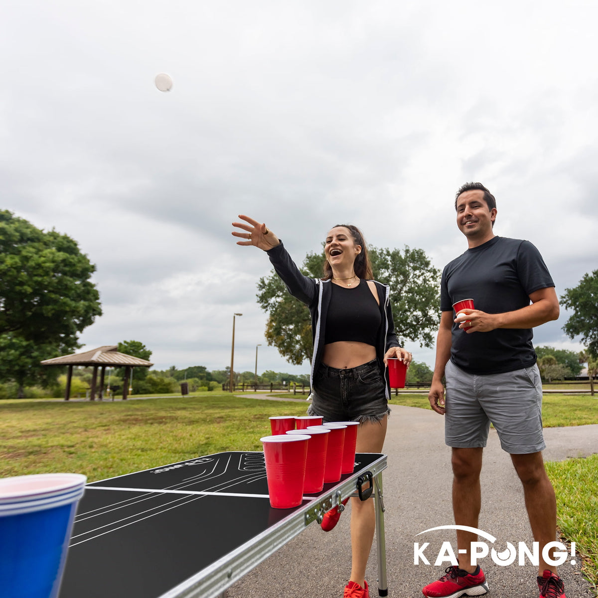 EastPoint Sports Ka-Pong Plastic Cup Party Game Set - 22 Plastic Cups - My Store 2