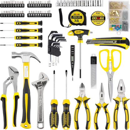 185-Piece Household Tool Kit with Sturdy Storage for Home Repair and P - My Store 2