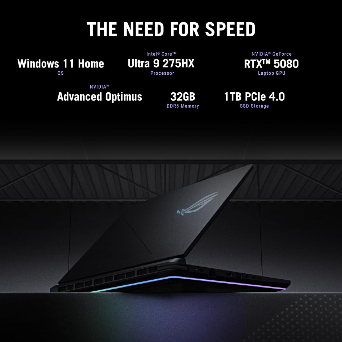 ASUS ROG Strix G16 (2025) Gaming Desktop Computer, Intel Core Ultra 9,
