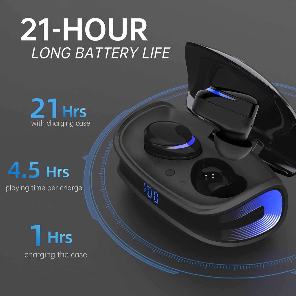 Cshidworld Wireless Earbuds, Bluetooth 5.0 Headphones IPX8 Waterproof, My Store 2