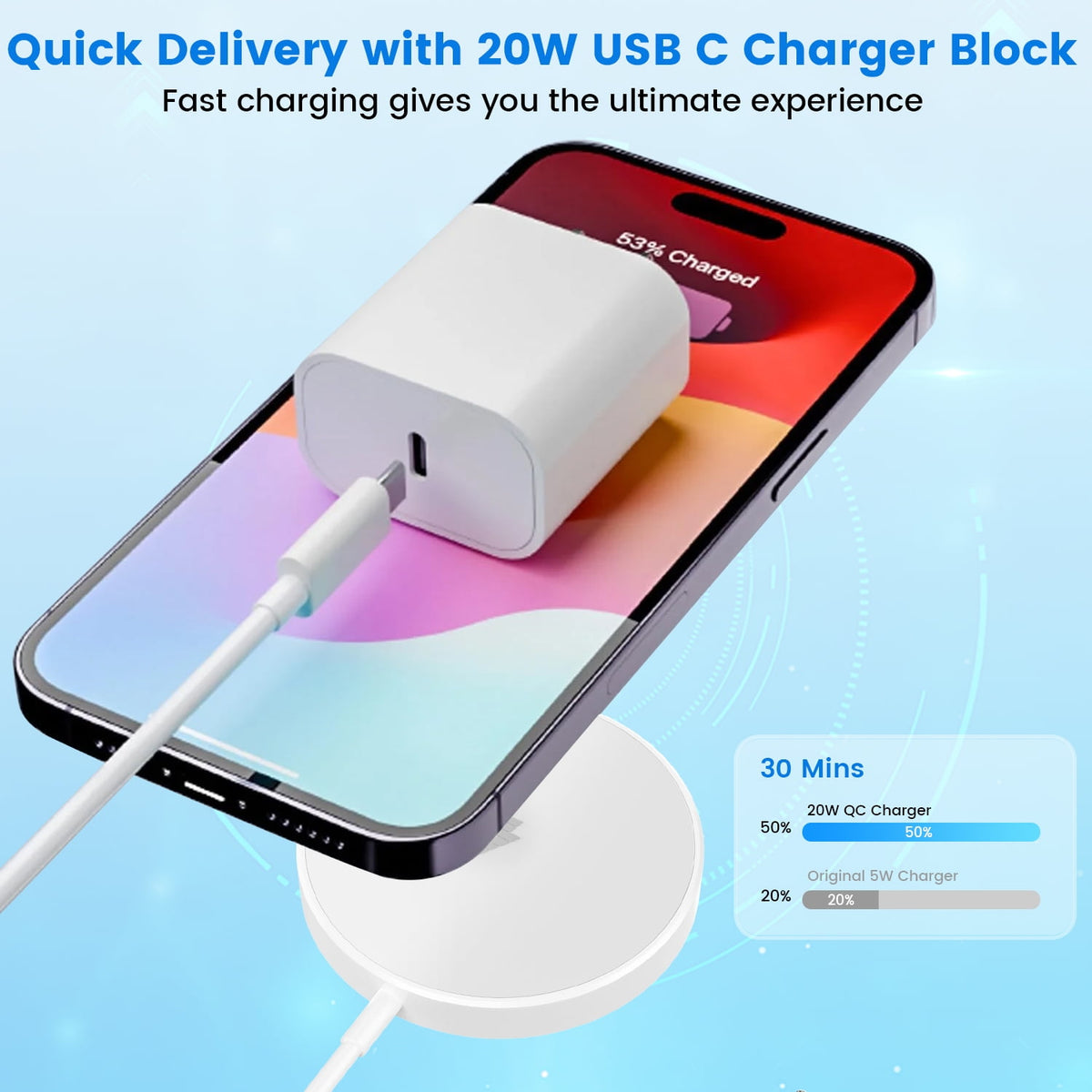 Magnetic Wireless Charger Fast MagSafe Charger for iPhone 17 Pro Max/1 - My Store 2