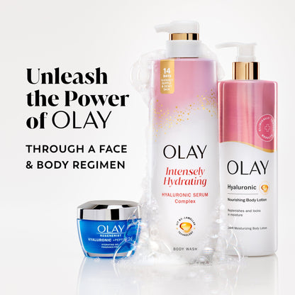 Olay Nourishing Body Wash for women, Hyaluronic Acid, 20 fl oz - My Store 2