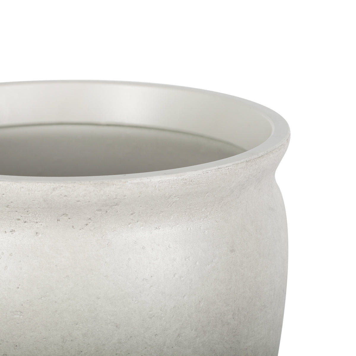 Better Homes & Gardens 14inch Hawthorn Planter Gypsum with Modern Desi