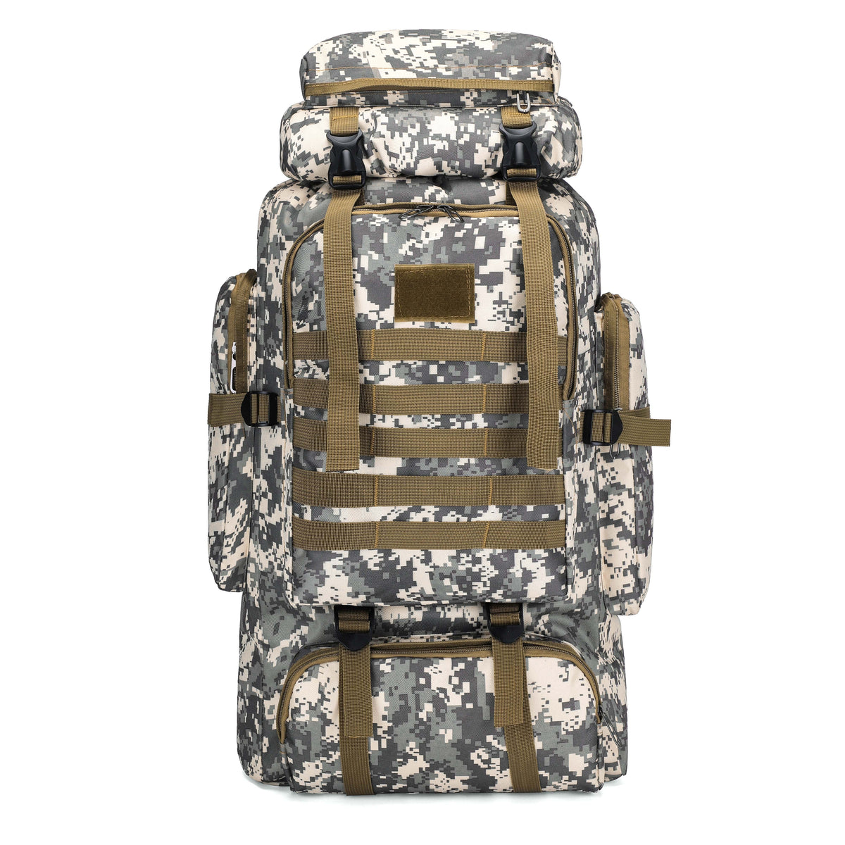 80L Travel Hiking Camping Backpack with Rain Cover,Hiking Daypack for - My Store 2