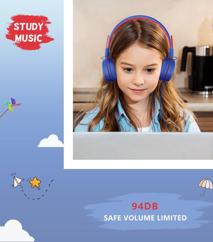 Upgrade USB Type C Kids Headphone for School, 94dB Safe Volume Limited - My Store 2