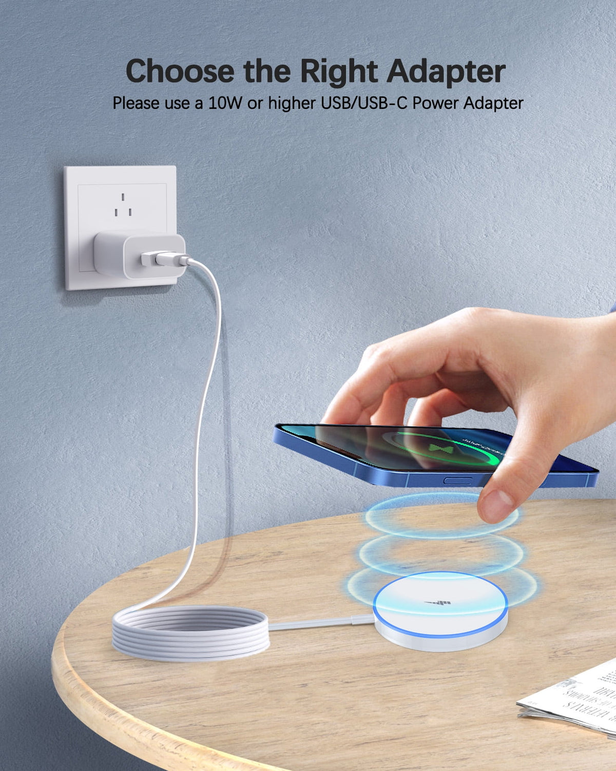 WTUHU Magnetic Wireless Charger 15W Fast Mag-Safe Charging Pad for iPh - My Store 2