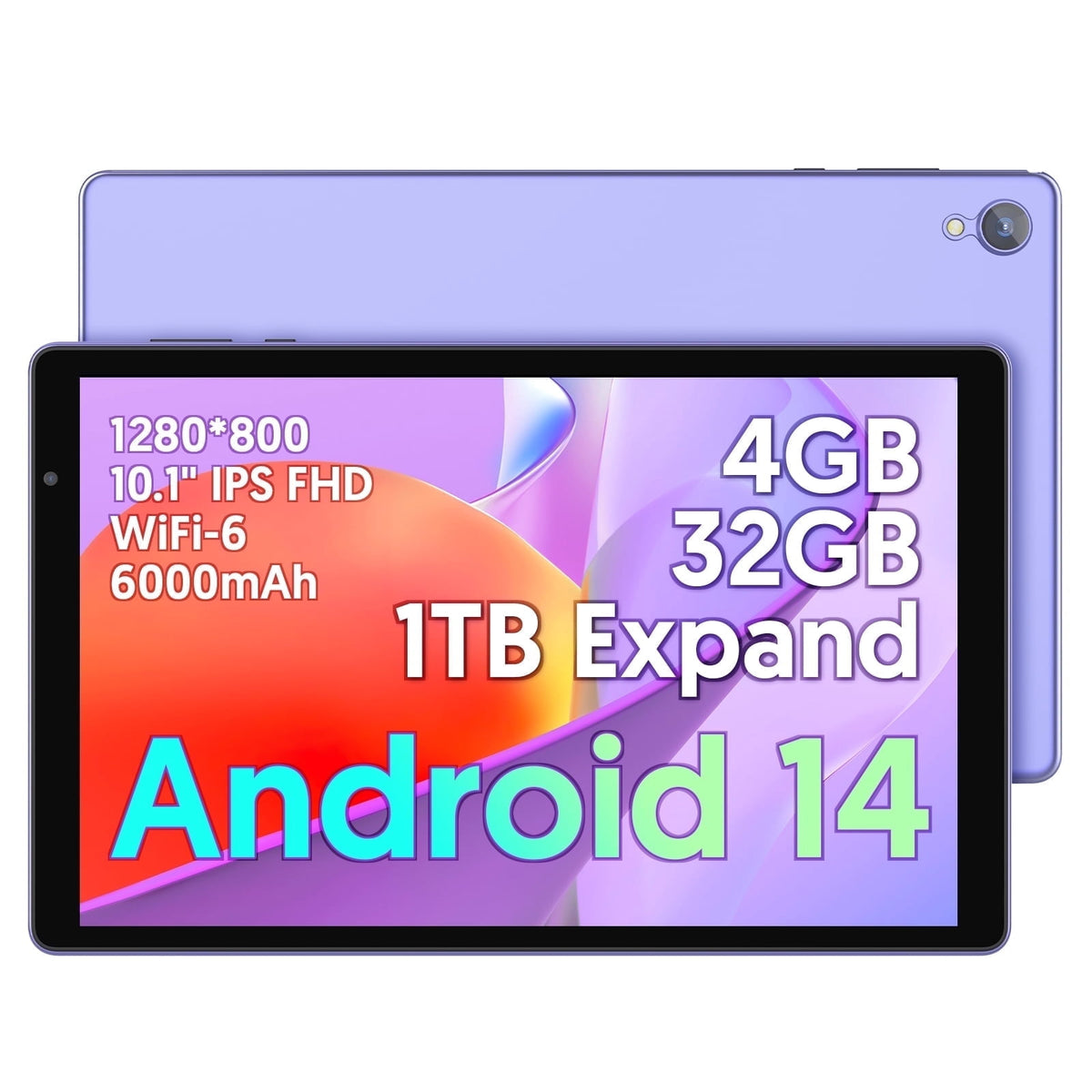 FITIFUN Android 14 Tablet 10 inch Tablets, 4GB RAM 32GB ROM 1TB Expand - My Store 2