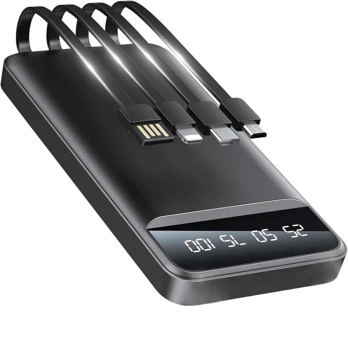 20000mAh Power Bank Portable Fast Charger with 4 Cables, Compatible wi - My Store 2